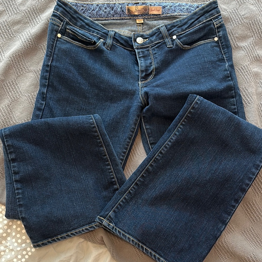 PAIGE Y2K low rise Flare Leg Jeans